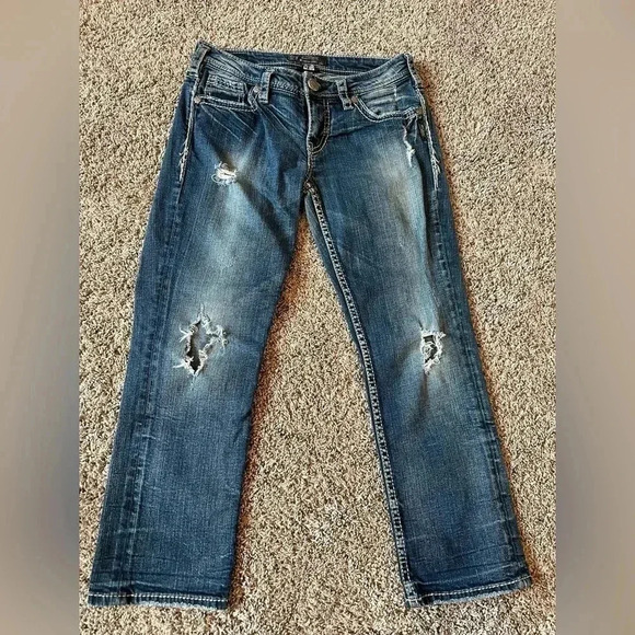 Women’s Silver Aiko Jeans - Picture 1 of 5